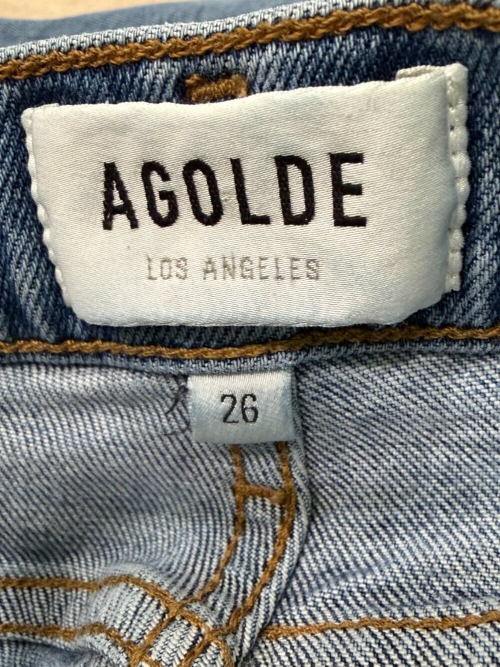 Agolde Nico High Rise Slim Fit Jeans - Size 26 - Picture 7 of 11